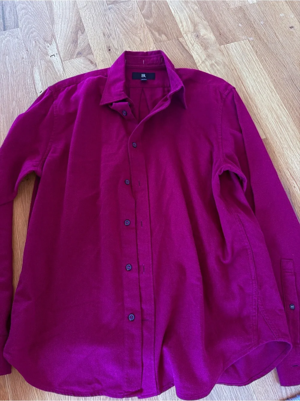 Banana Republic Men's Button-Down Shirt in Magenta